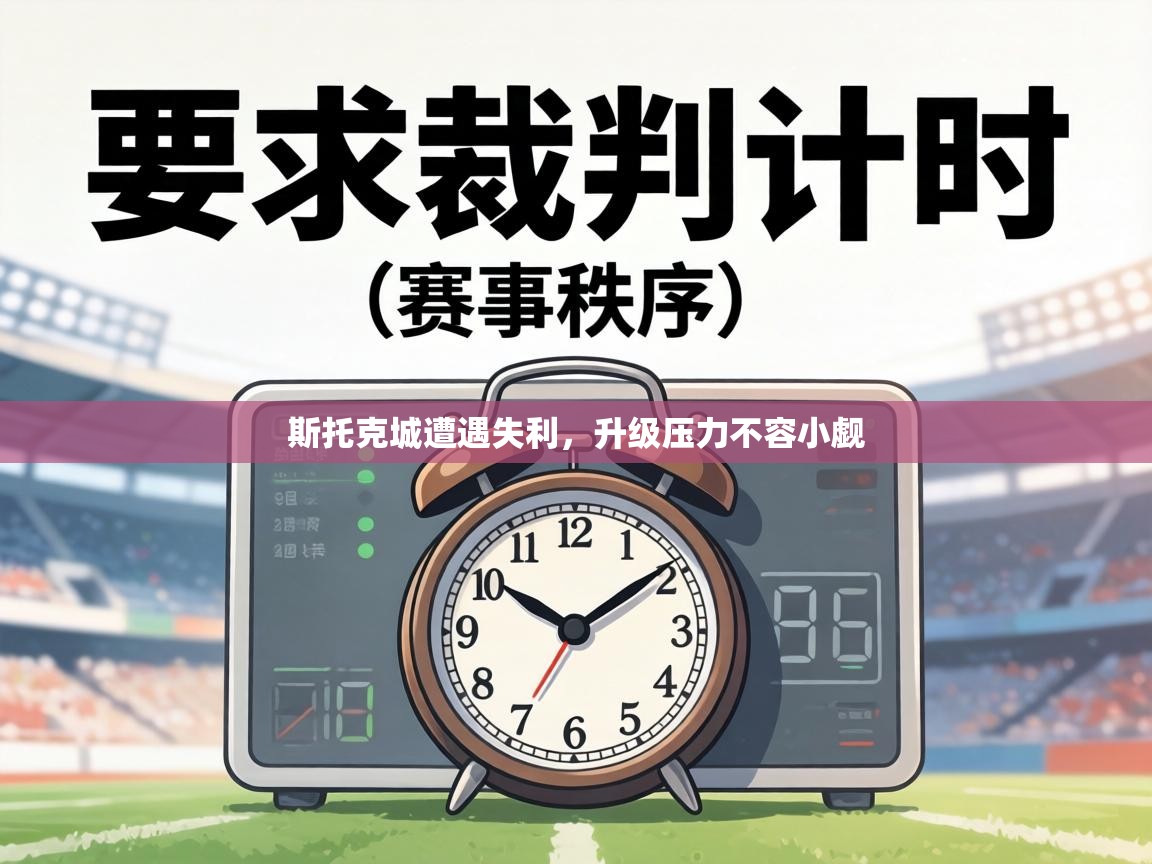 斯托克城遭遇失利，升级压力不容小觑